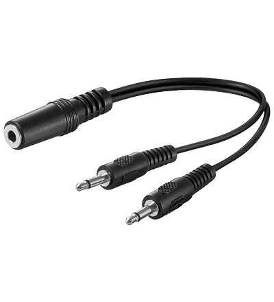 Cavo Audio Cuffie a Y jack 3.5mm